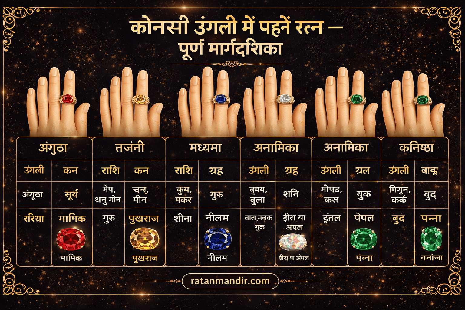Konsi Ungli Mein Pehnen Ratna — Complete Guide