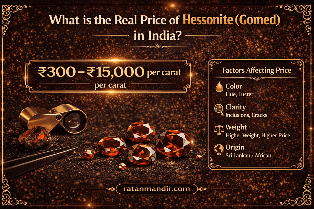 Hessonite (Gomed) Real Price in India — Complete Guide