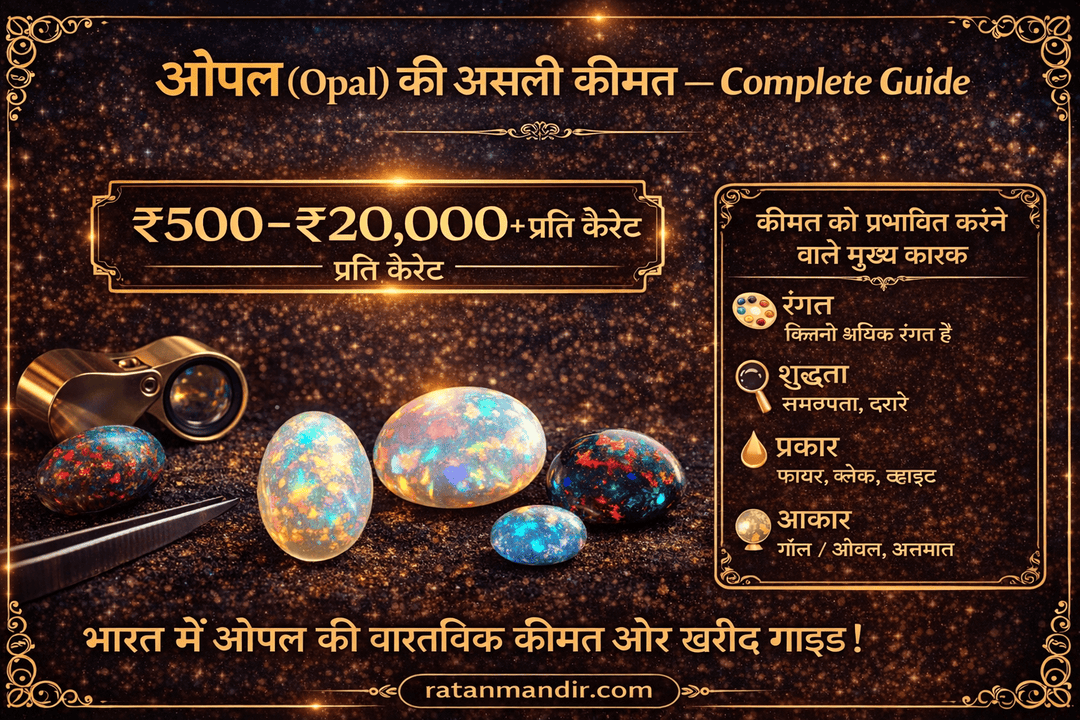 ओपल (Opal) की असली कीमत — Complete Guide
