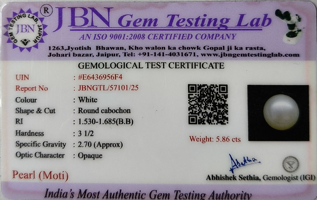 Natural Pearl (Moti) - 5.86 Carats Certified
