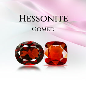 Hessonite Garnet (गोमेद)