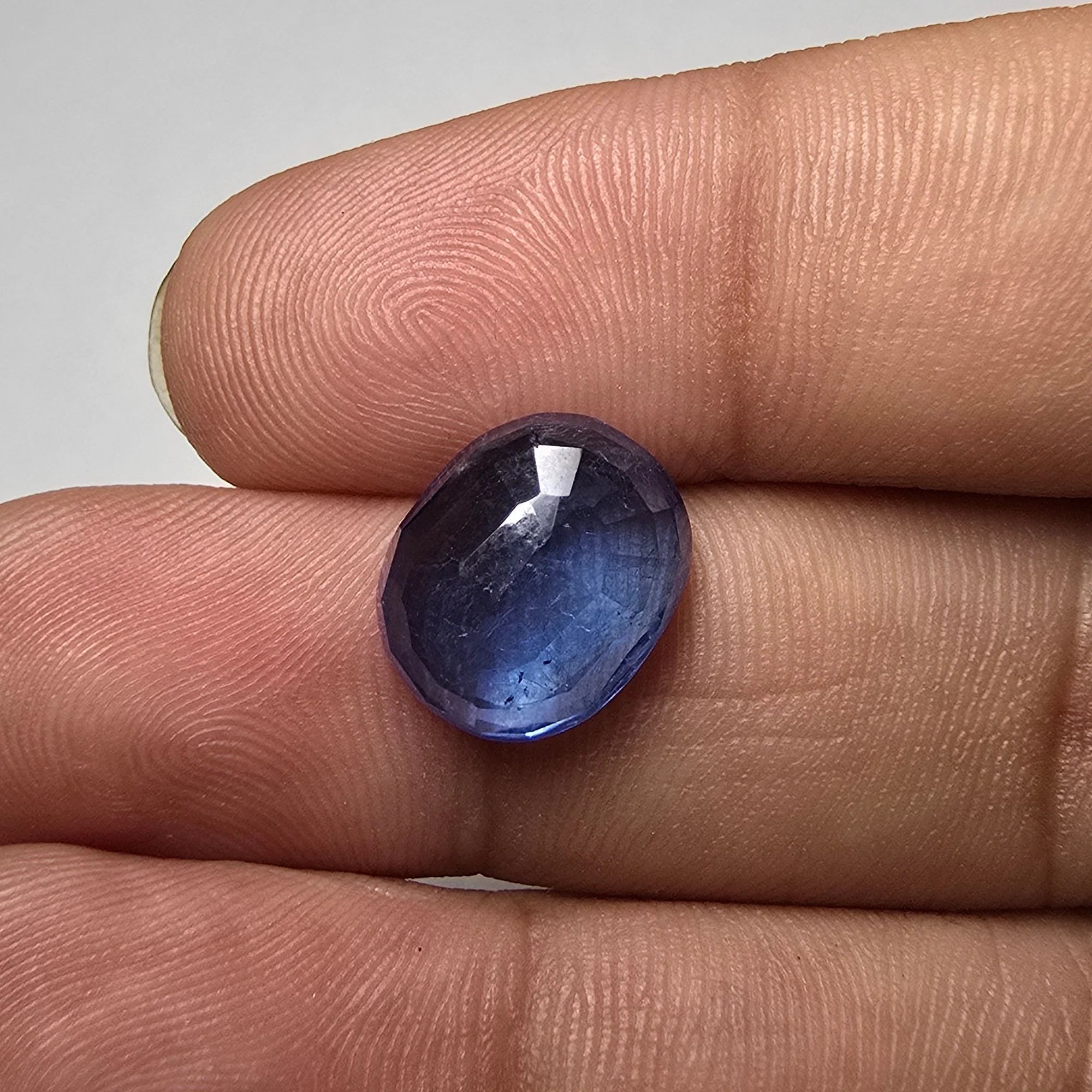 Lab Grown Blue Sapphire Oval | 5.54 Carats