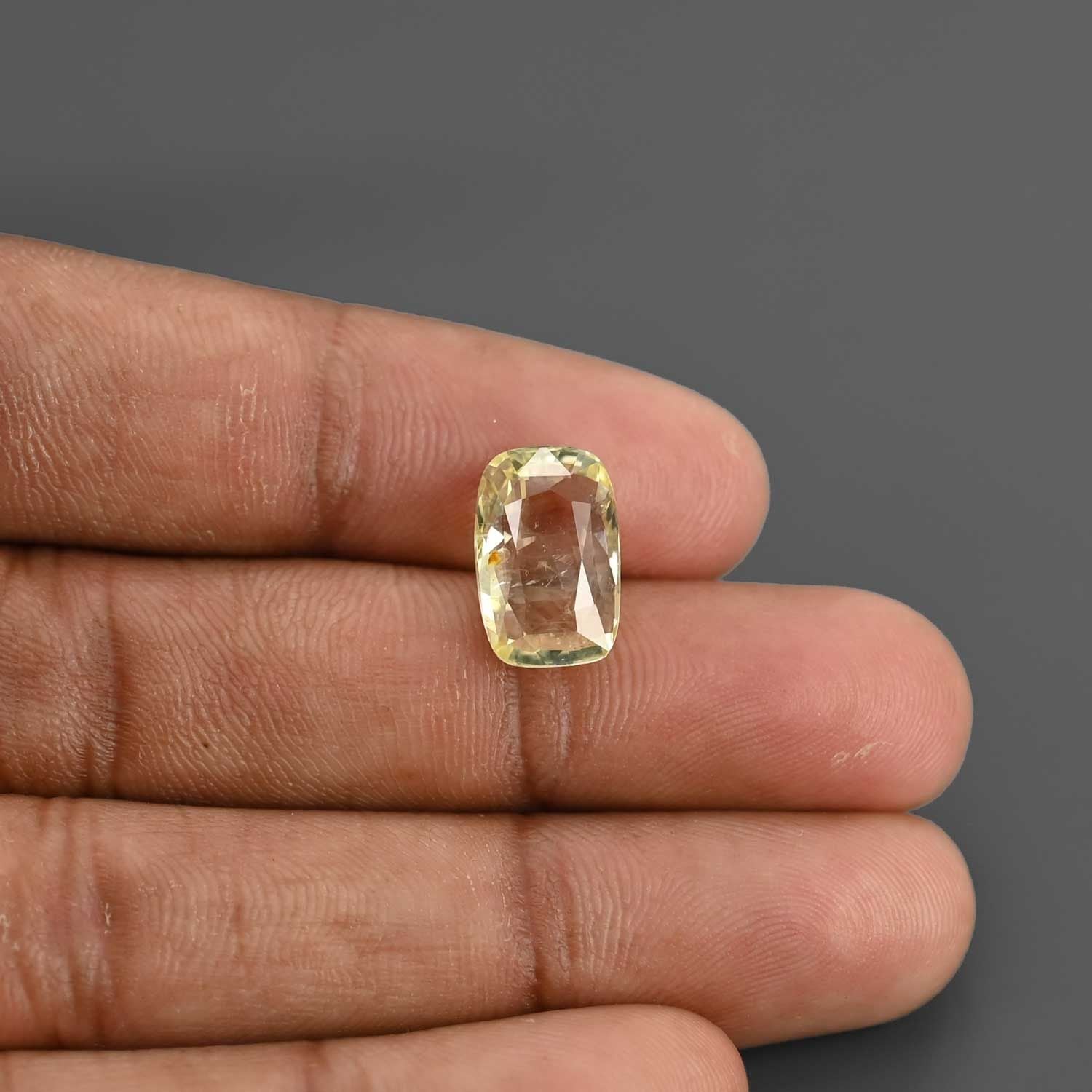 Lab Grown Yellow Sapphire (Pukhraj) 10.84 Carat