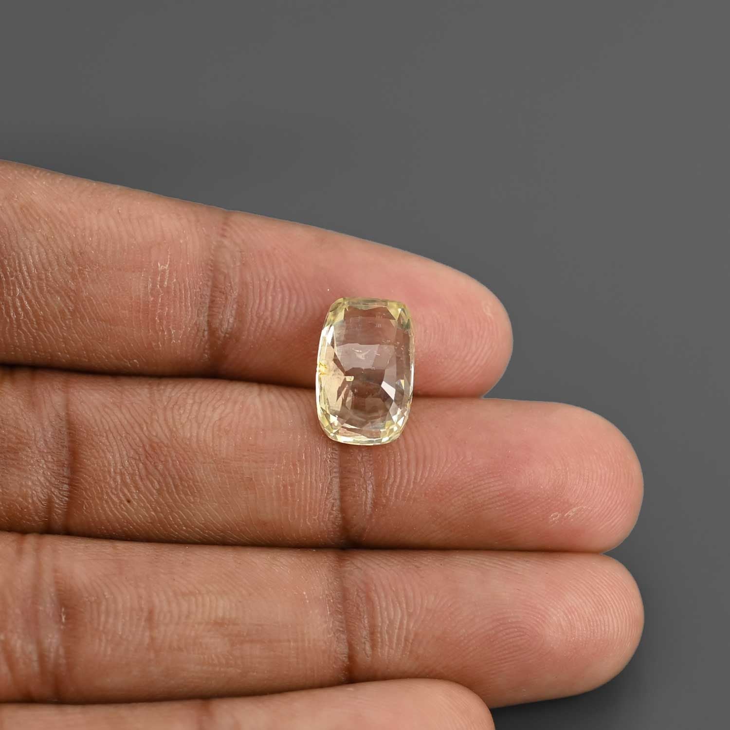 Lab Grown Yellow Sapphire (Pukhraj) 10.84 Carat