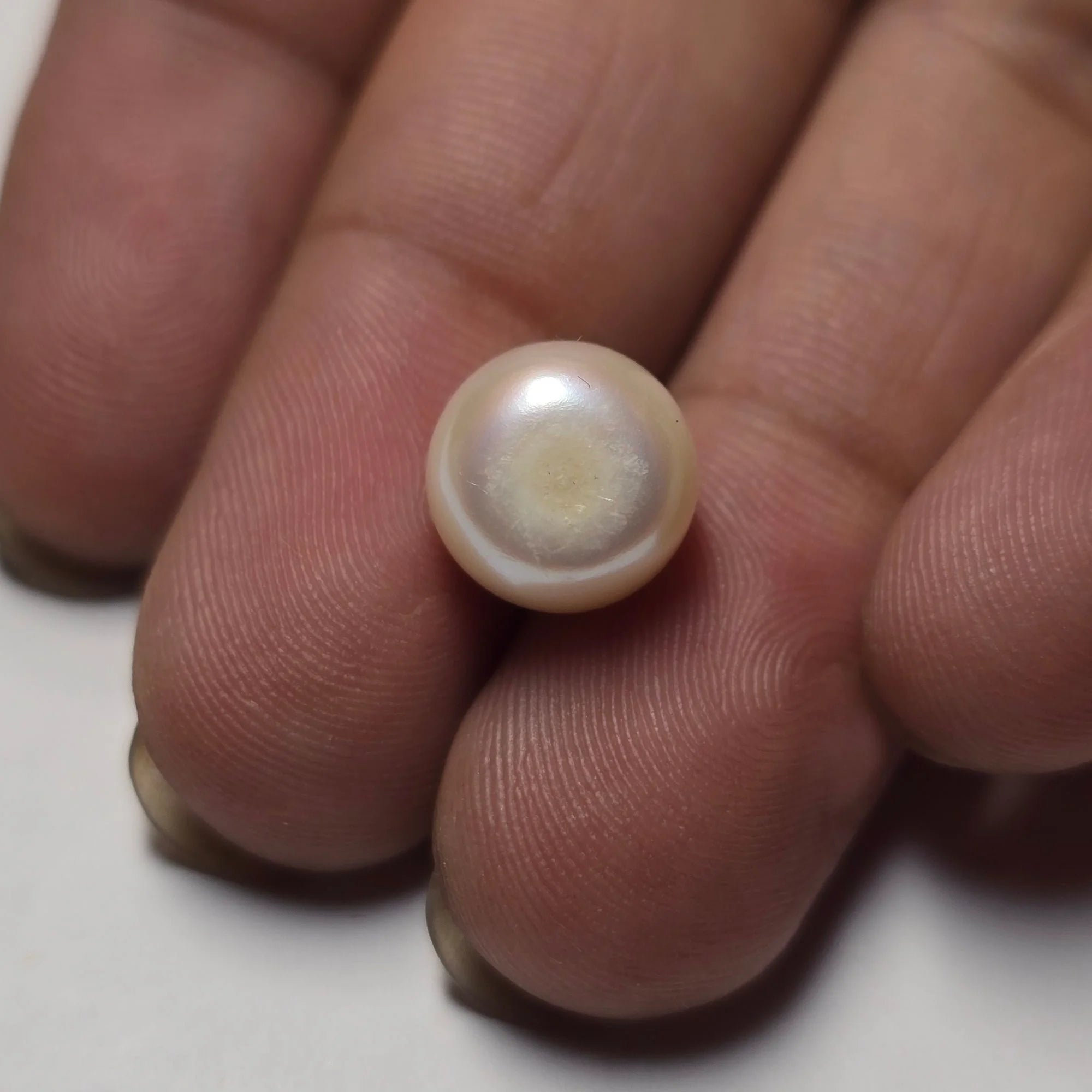 Natural Pearl (Moti) - Certified 7.37 Carats
