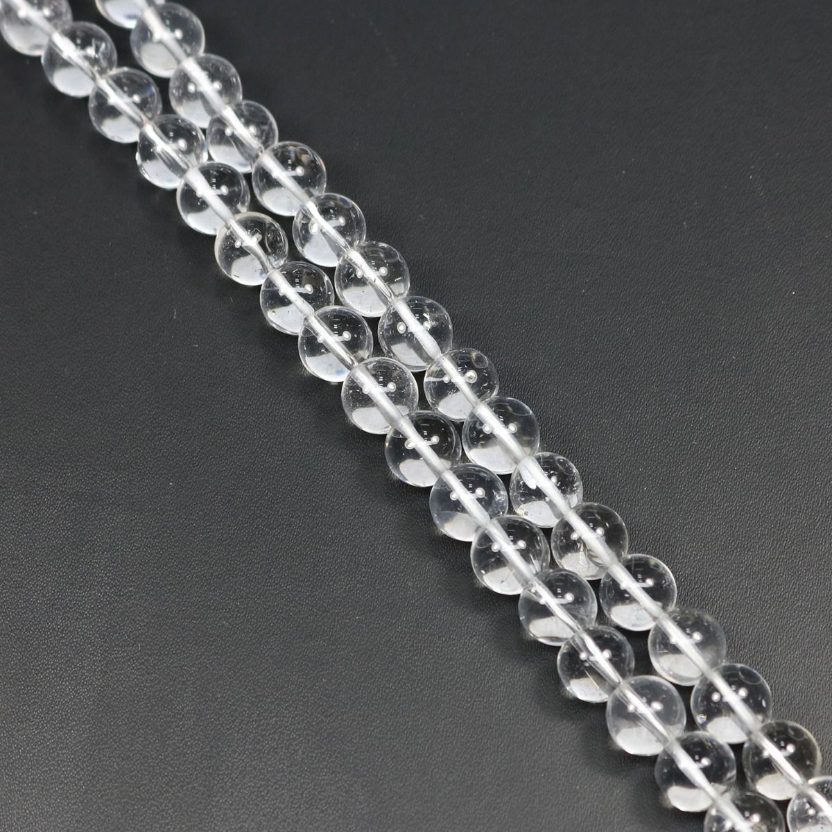 Natural Sphatik Crystal Jaap Mala 108+1 Beads