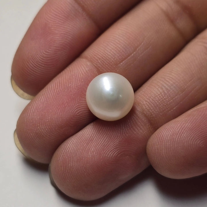 Natural Pearl Moti 5.91 Carat Certified Gemstone
