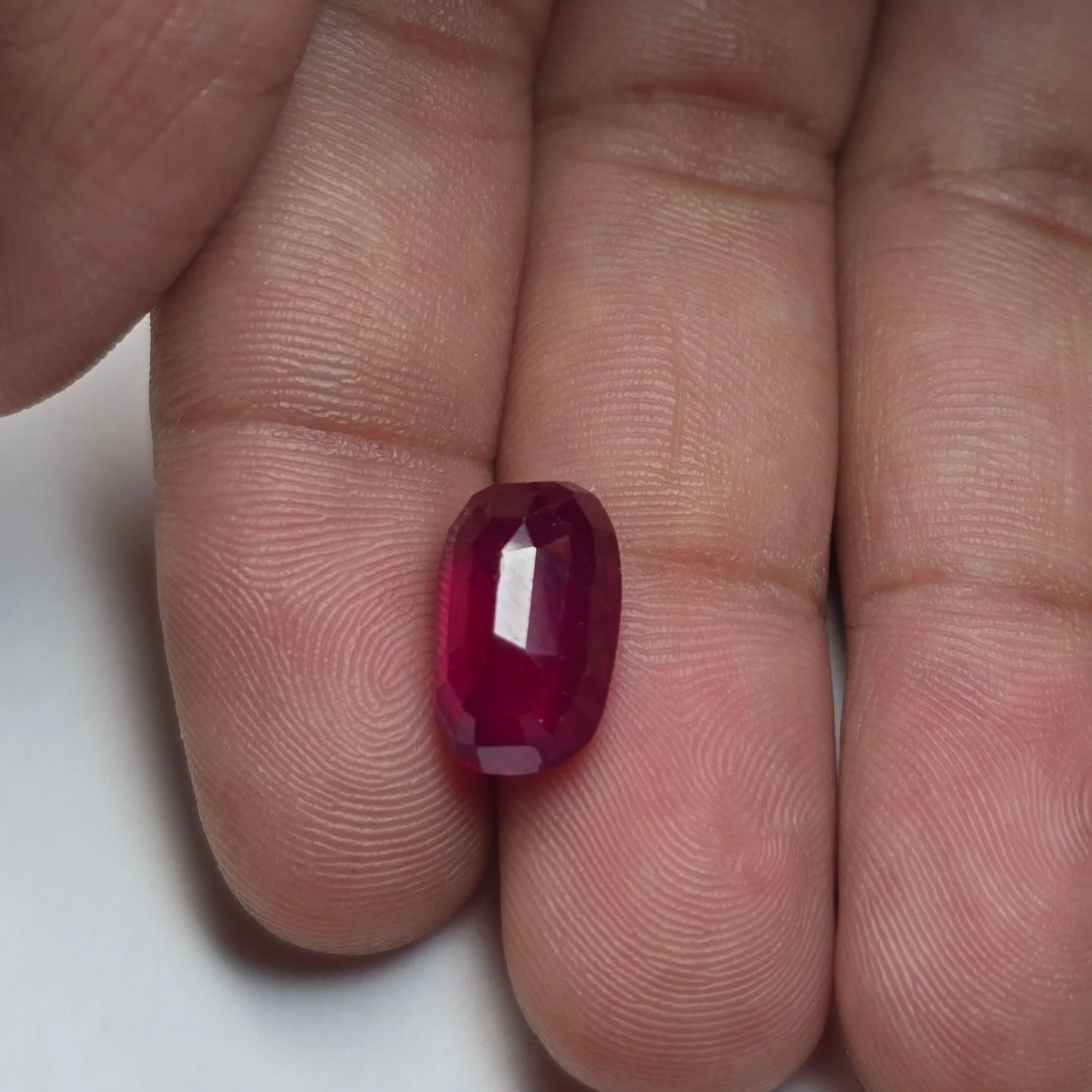 Natural Ruby (Manak) 6.90 Carat Certified Madagascar