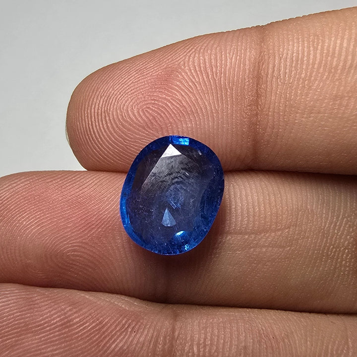 Lab Grown Blue Sapphire Oval | 5.54 Carats