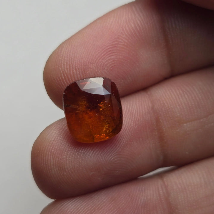 Natural Hessonite Garnet (Gomed) 5.79 Carat Certified