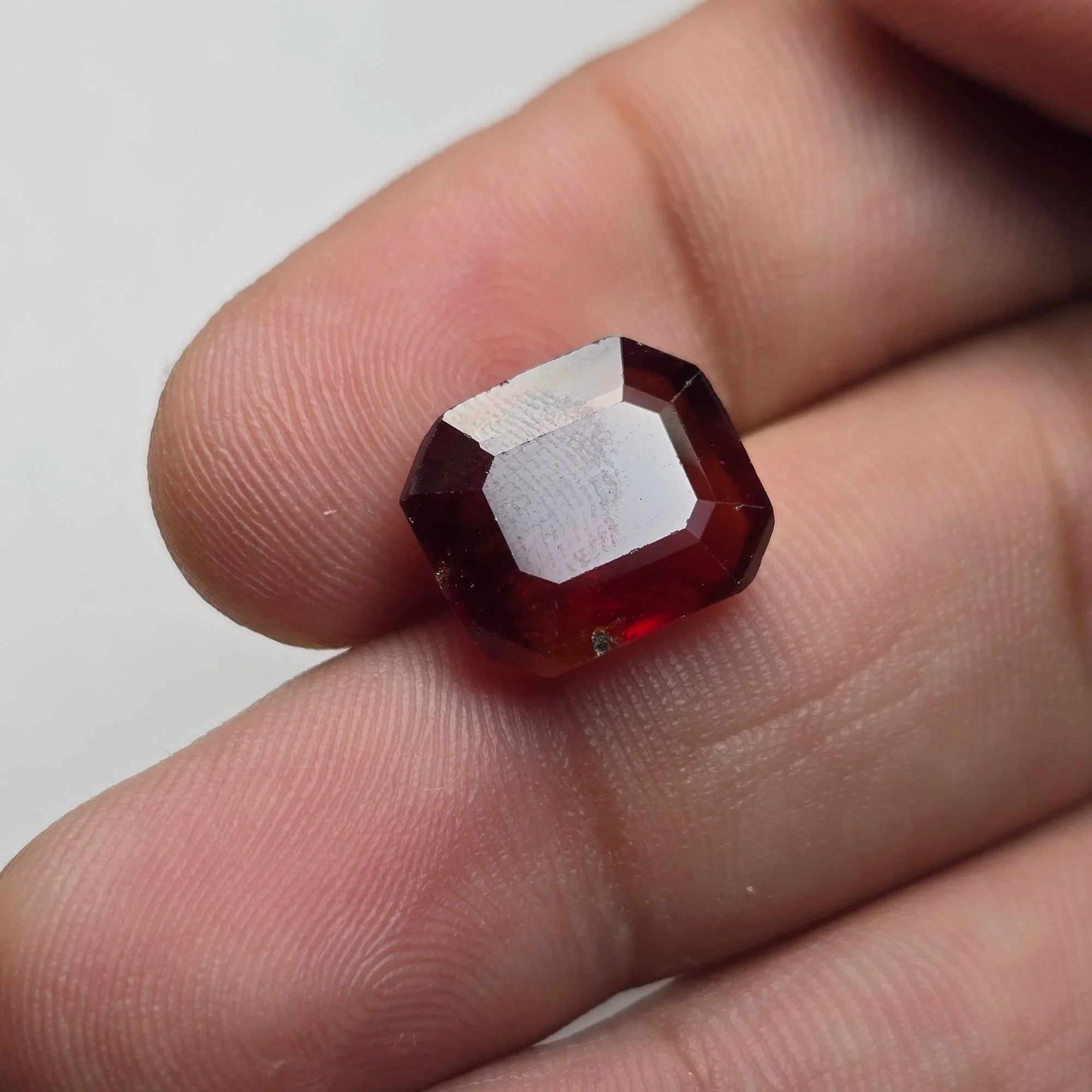 Natural Hessonite Garnet (Gomed) 5.97 Carat Certified