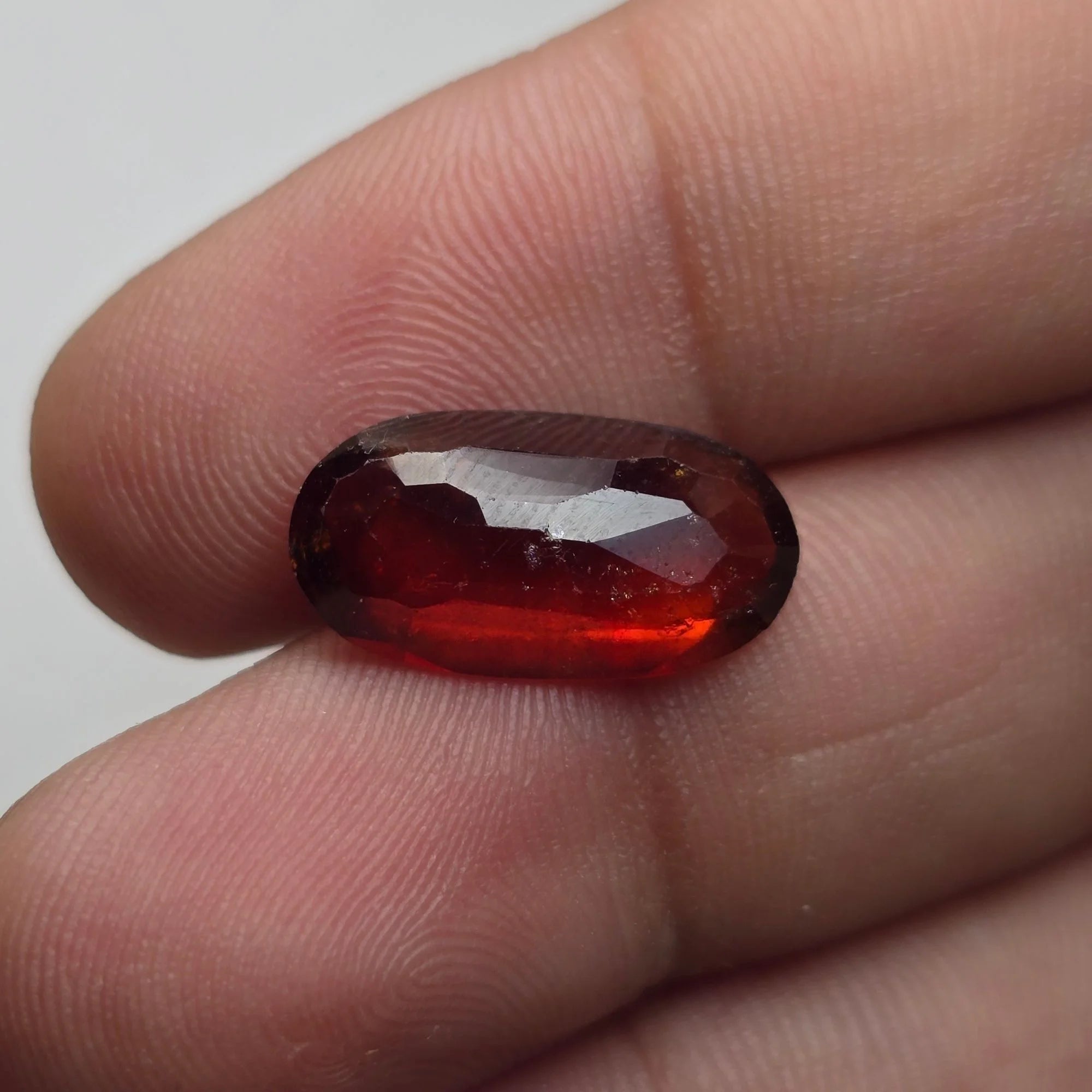 Natural Hessonite Garnet (Gomed) 4.89 Carats Certified