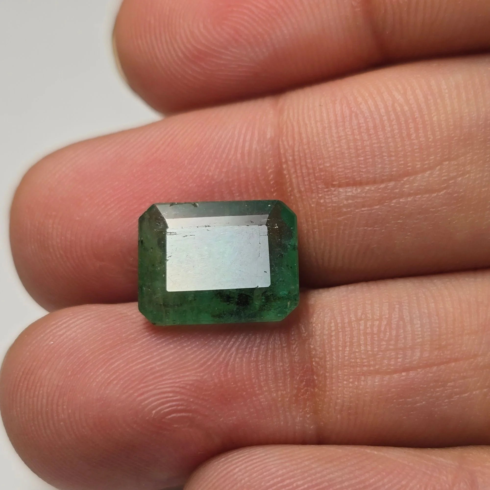Natural Emerald (Panna) 4.51 Carat Zambia Certified Gemstone