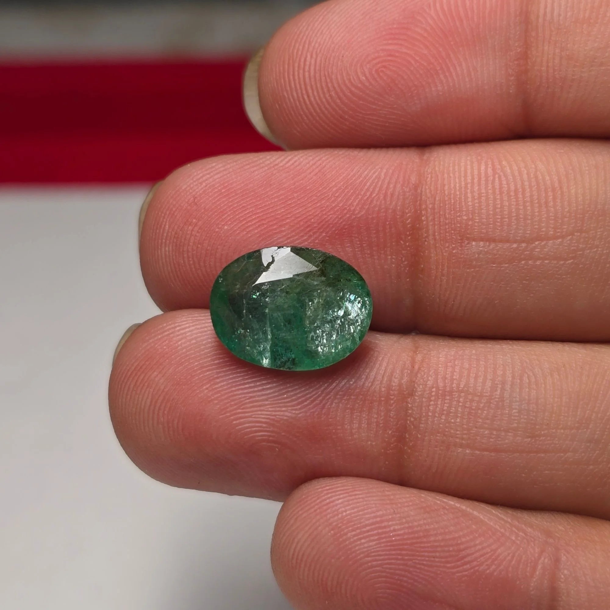 Natural Zambian Emerald (Panna) 4.16 Carat Certified