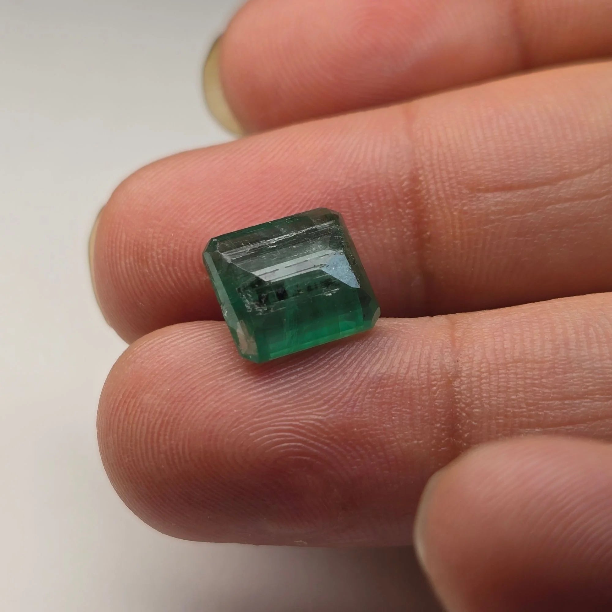 Natural Emerald (Panna) 3.44 Carat Certified Zambia