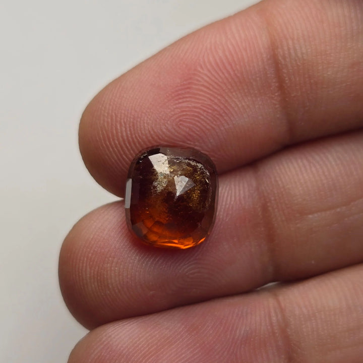 Natural Hessonite Garnet (Gomed) 5.79 Carat Certified