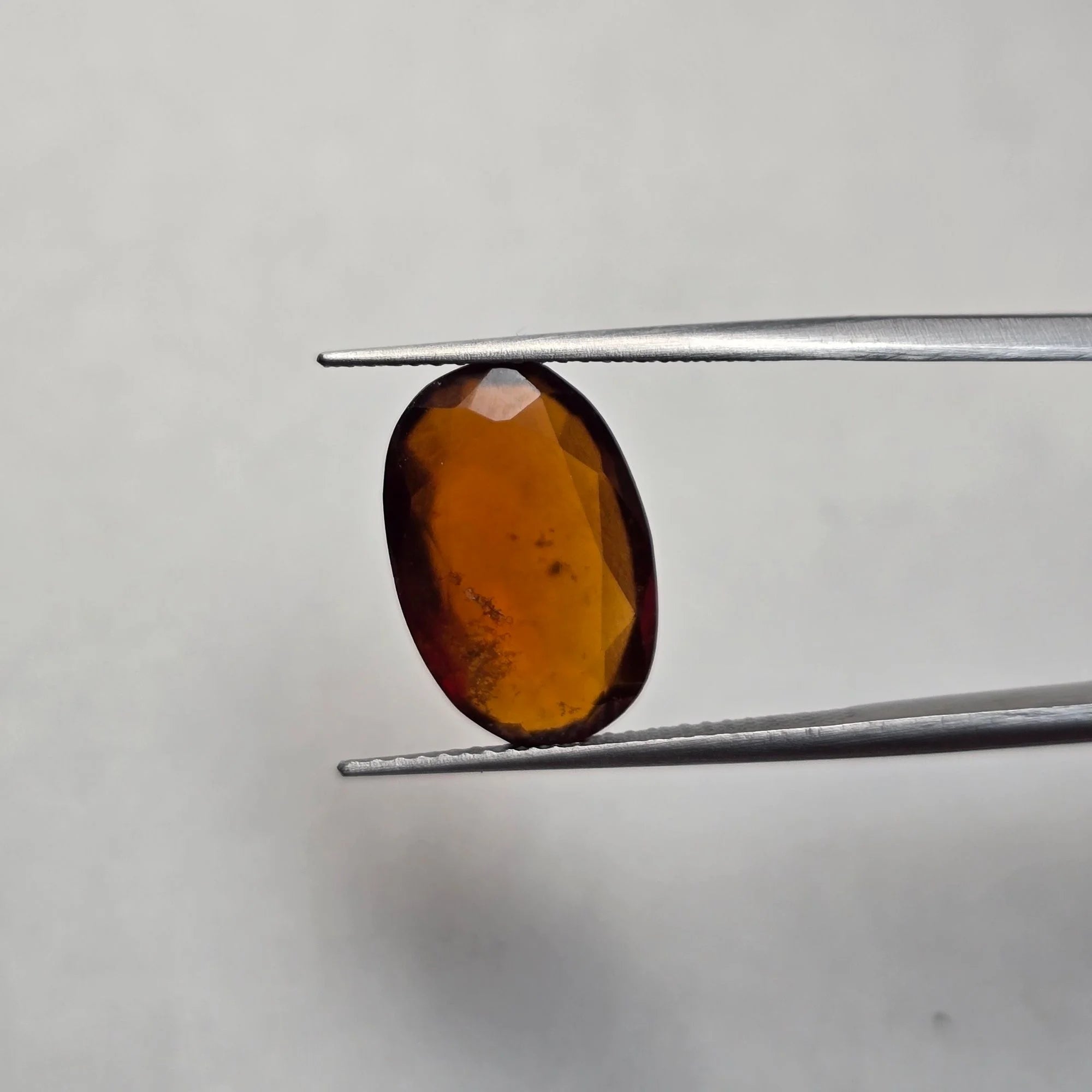 Natural Hessonite Garnet Gomed 6.77 Carat Certified Gemstone