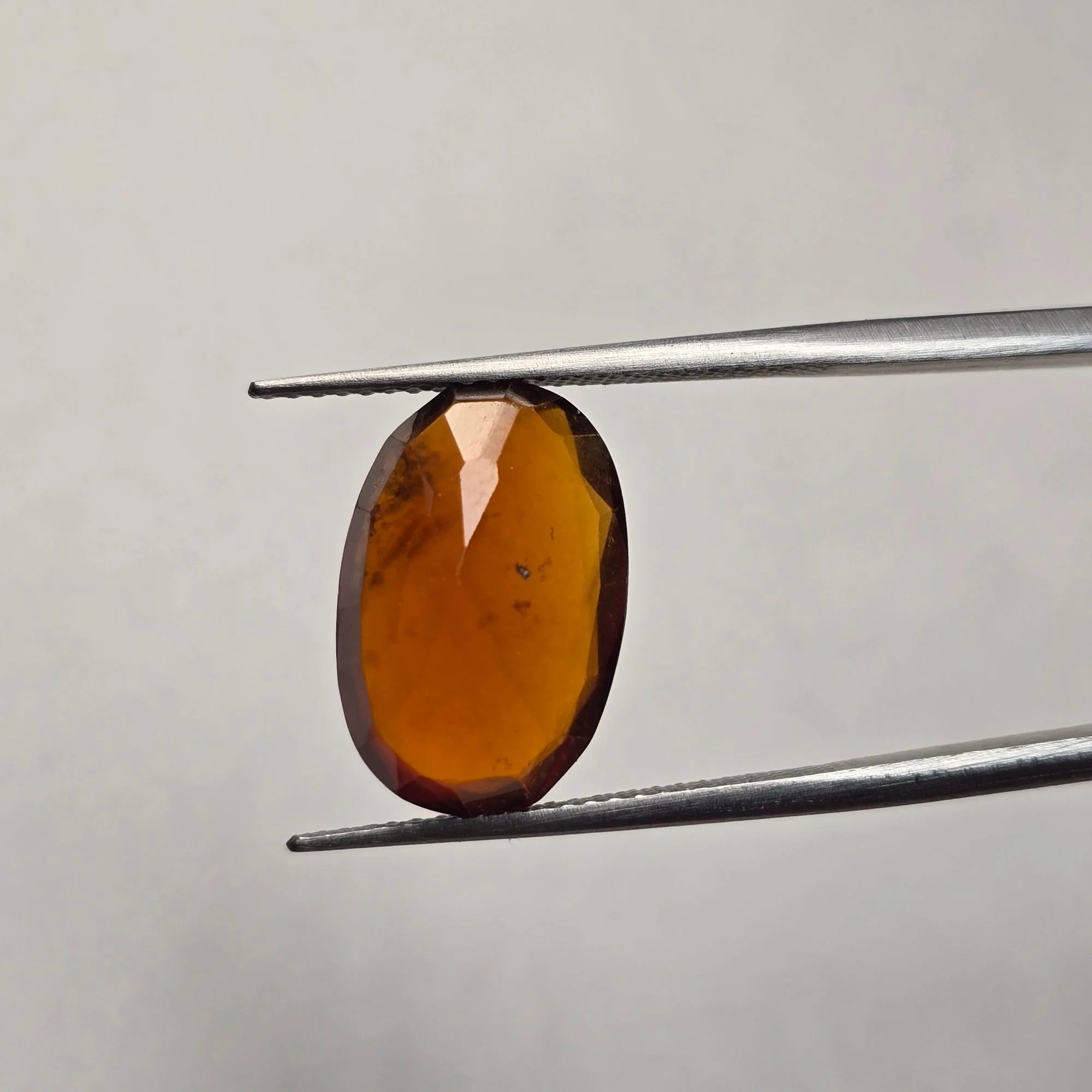 Natural Hessonite Garnet Gomed 6.77 Carat Certified Gemstone
