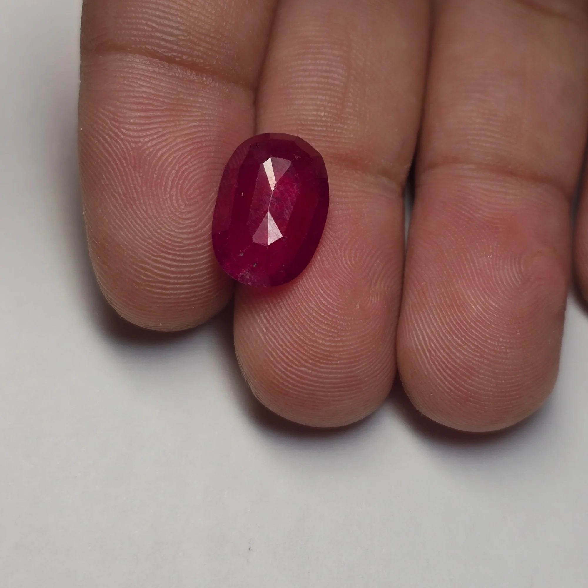 Natural Ruby (Manak) 5.09 Carat Certified Red Ruby