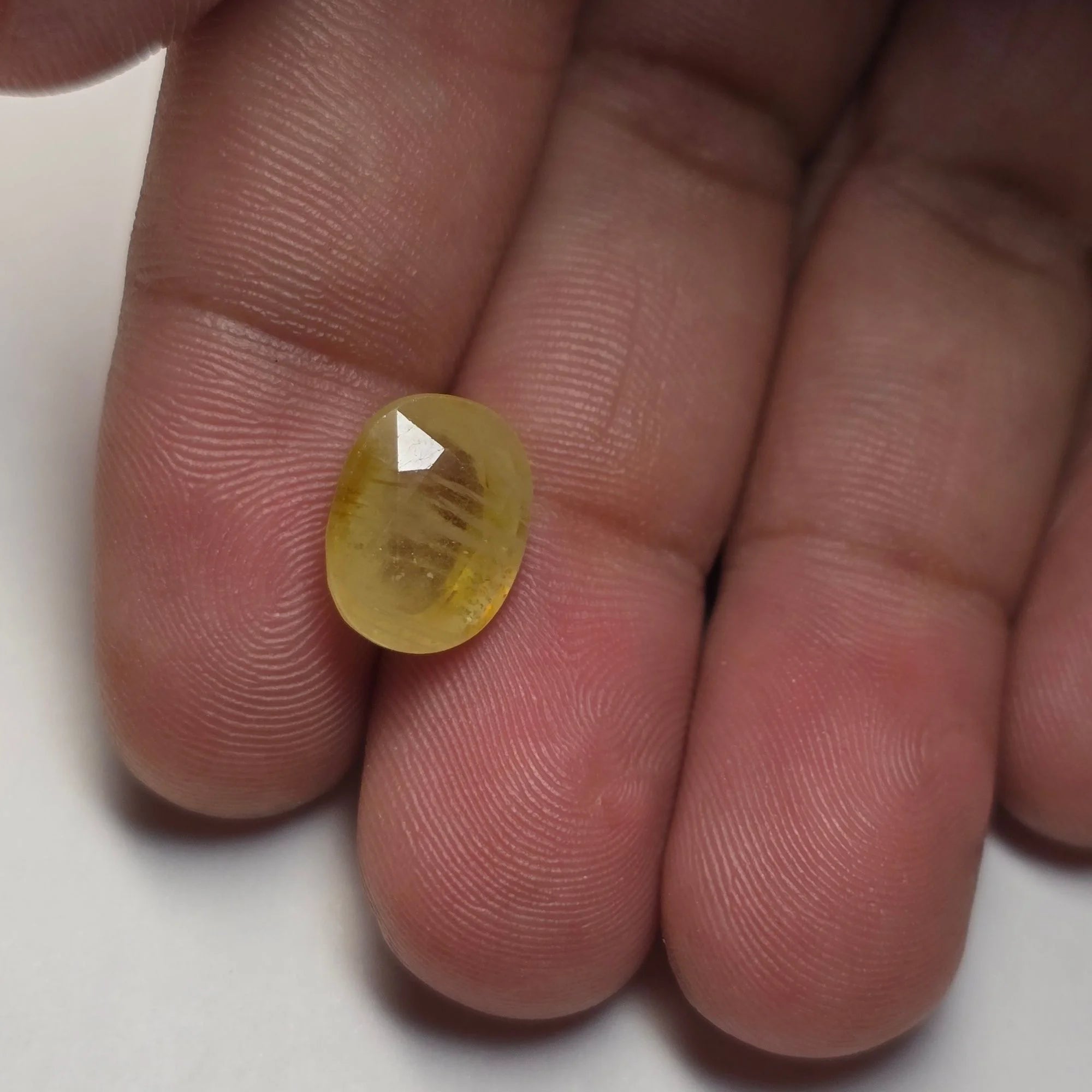 Bangkok Yellow Sapphire (Pukhraj) 6.28 Carats Certified