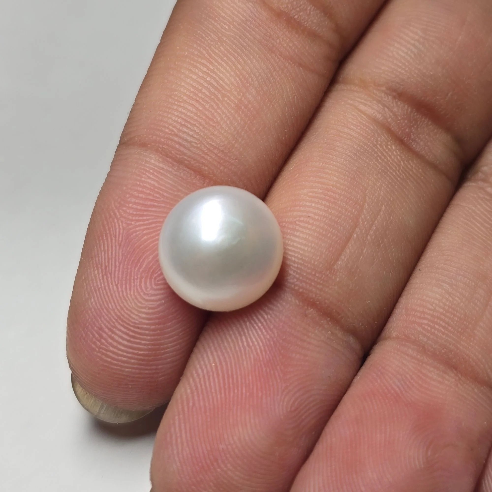Natural White Pearl Moti 6.96 Carat Certified