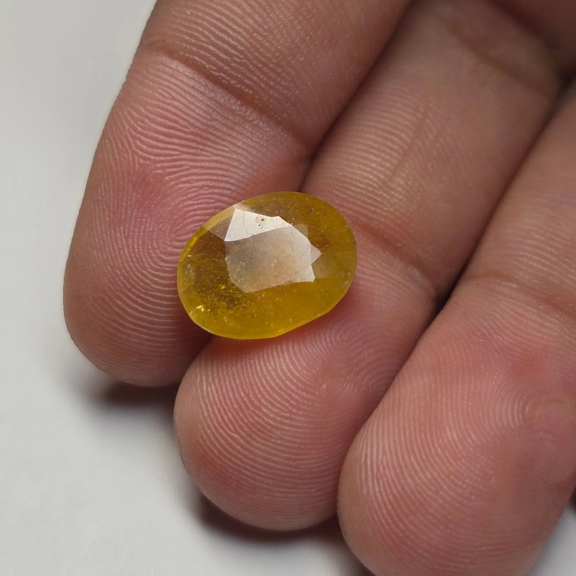 Bangkok Yellow Sapphire (Pukhraj) 5.12 Carats Certified Gemstone