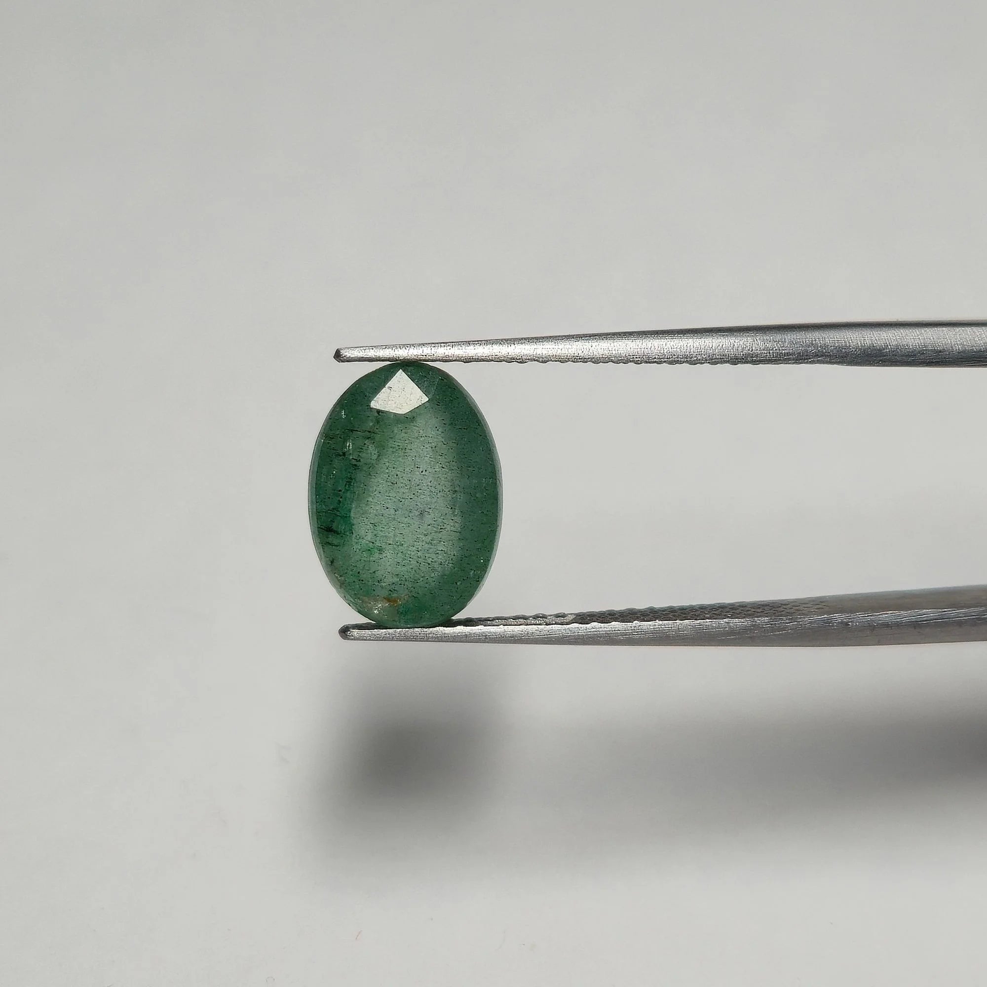 Natural Green Beryl 3.39 Carat - Oval Faceted Lab Certified
