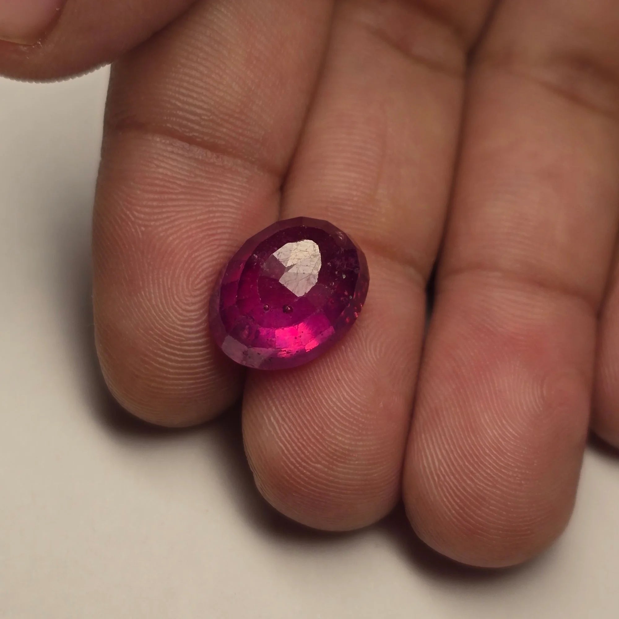 Natural Ruby (Manak) 10.80 Carats Certified Gemstone