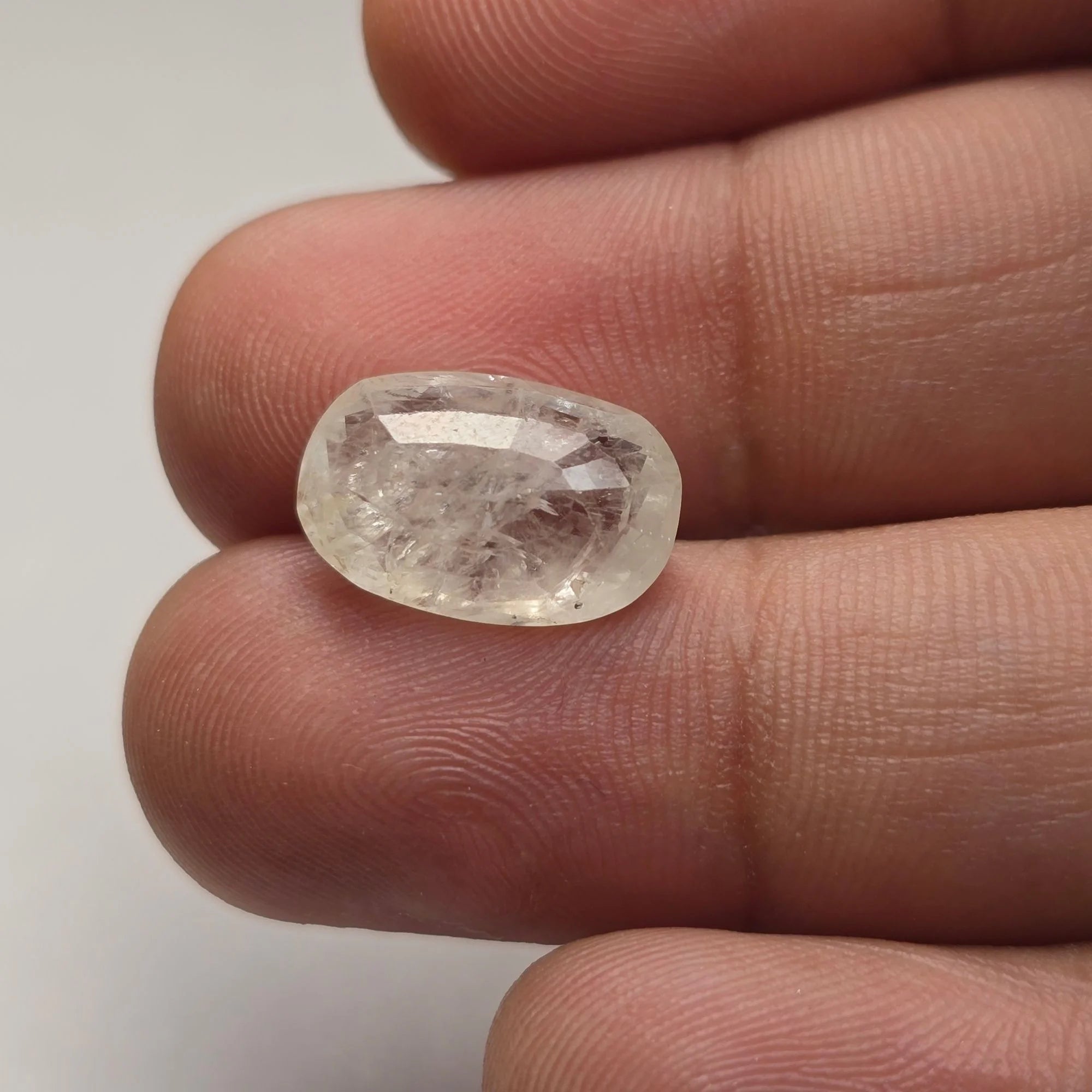 Natural Yellow Sapphire (Pukhraj) 6.57 Carat Sri Lanka (Ceylon)