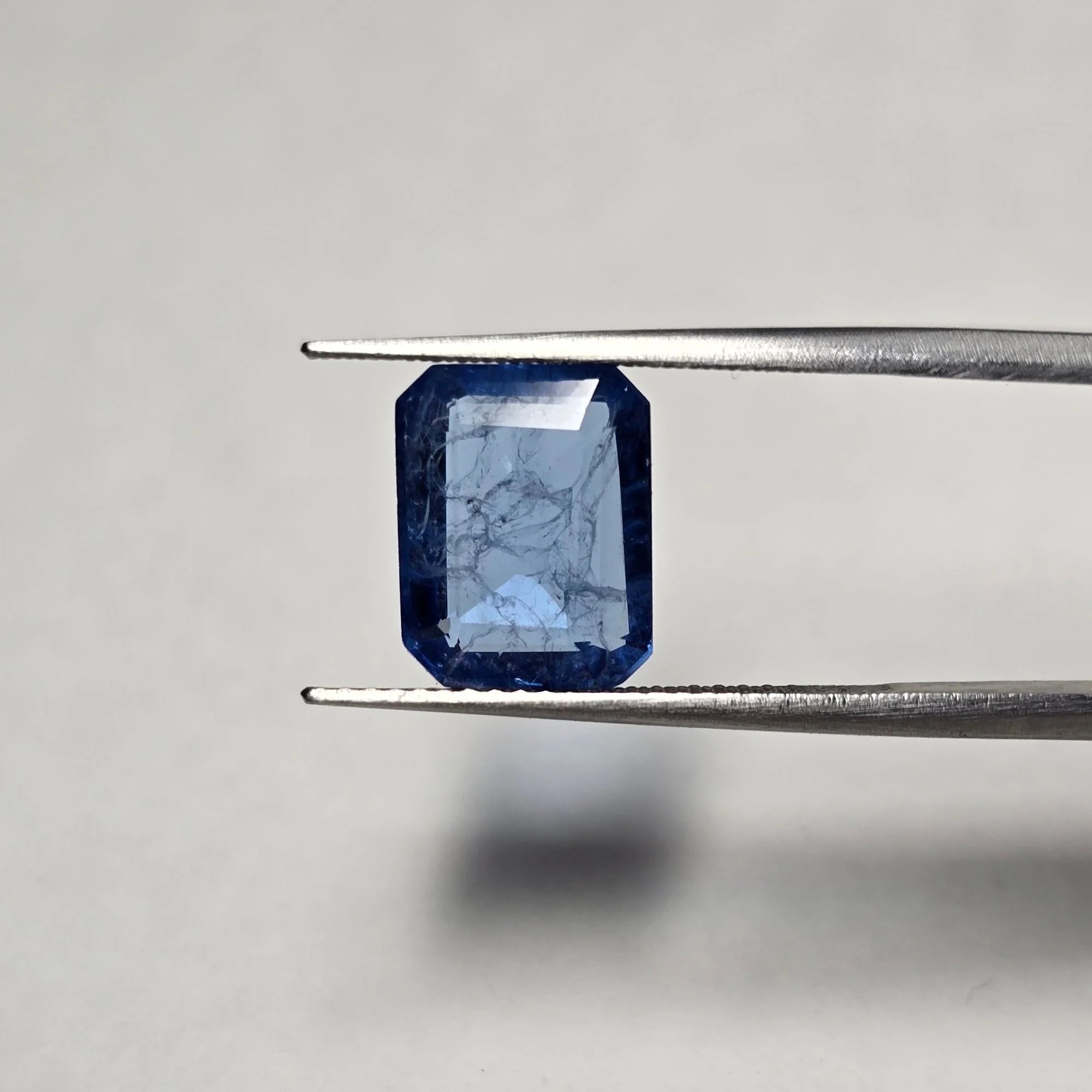 Lab Grown Blue Sapphire 4.22 Carat Octagon