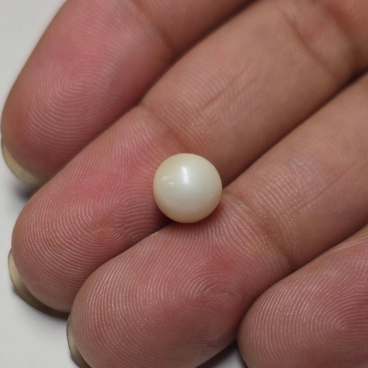 Natural South Sea Pearl 2.87 Carat Round Moti