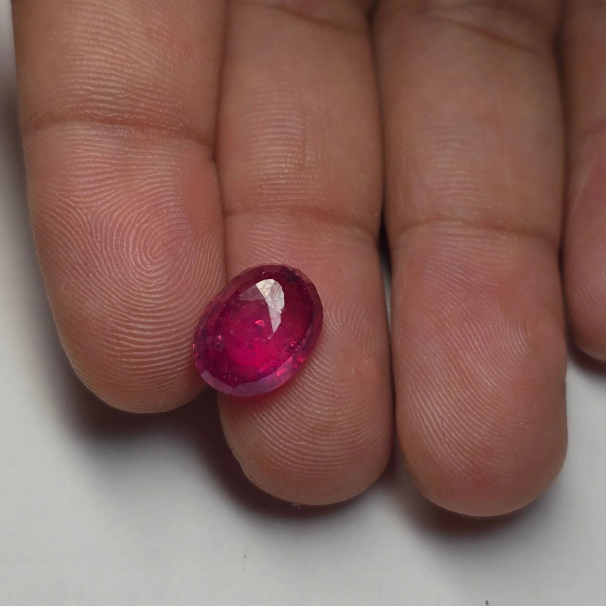 Natural Ruby (Manak) 5.03 Carat Certified Gemstone