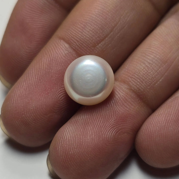 Natural White Pearl (Moti) 6.66 Carat - Certified
