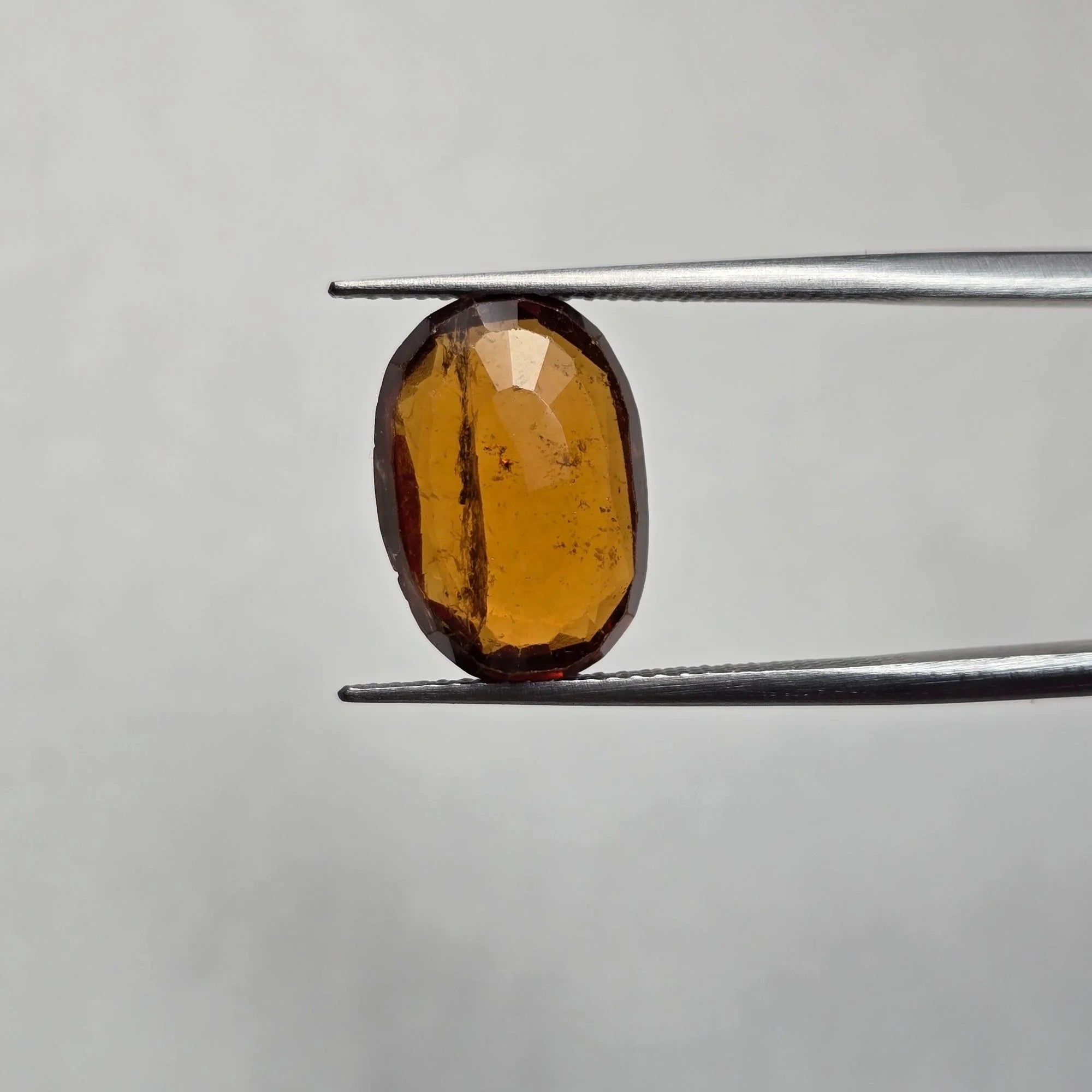 Natural Hessonite Garnet (Gomed) 5.86 Carat Certified