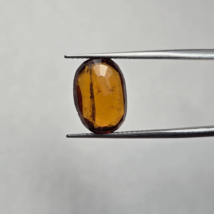 Natural Hessonite Garnet (Gomed) 5.86 Carat Certified