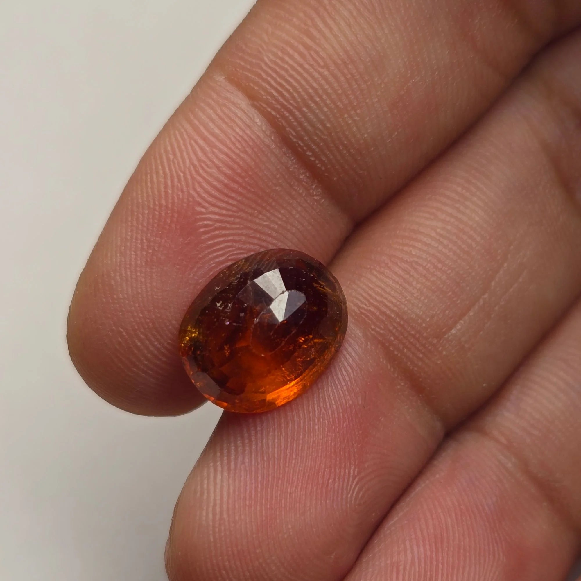 Natural Hessonite Garnet (Gomed) - 6.26 Carat