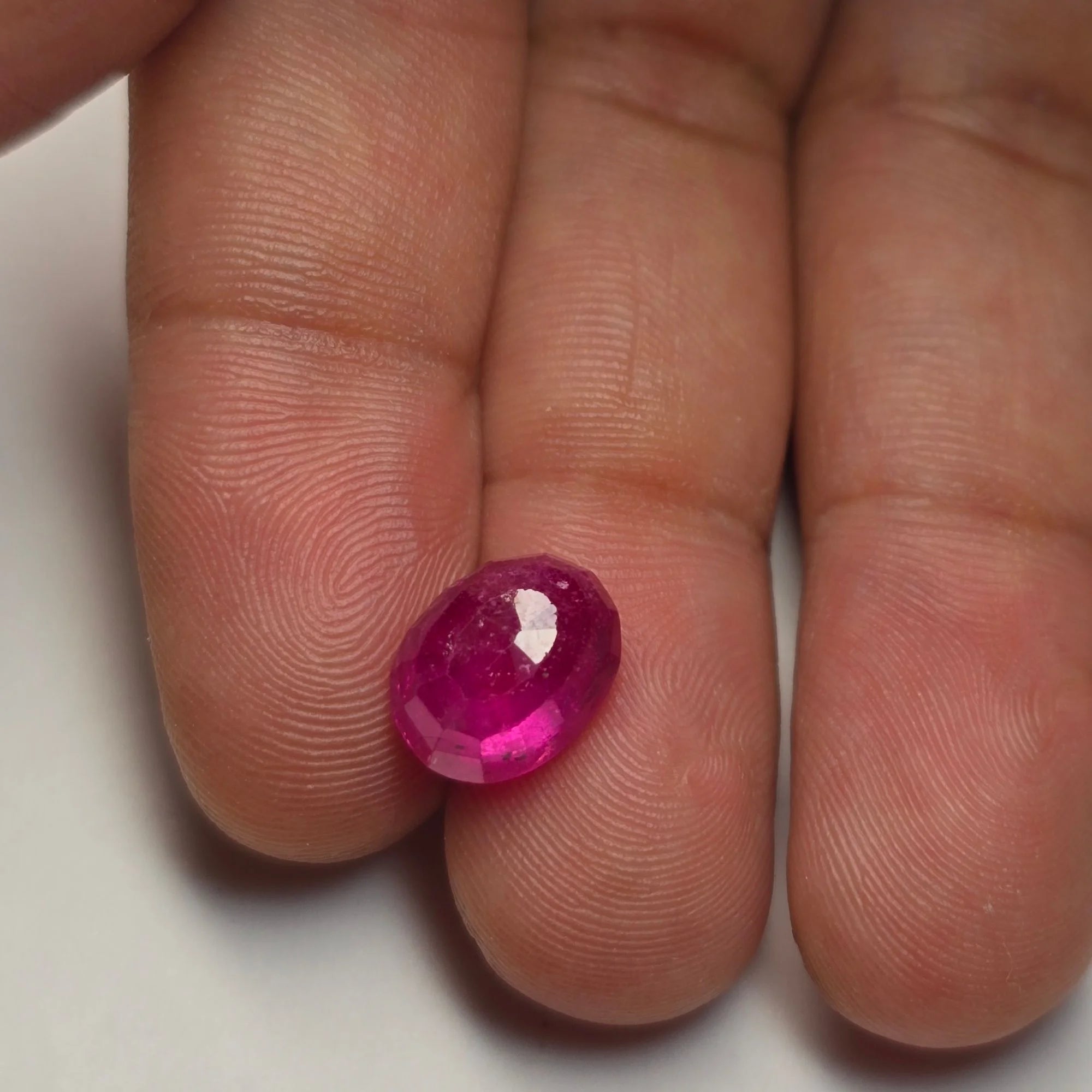 Natural Ruby (Manak) 4.86 Carat Certified Madagascar