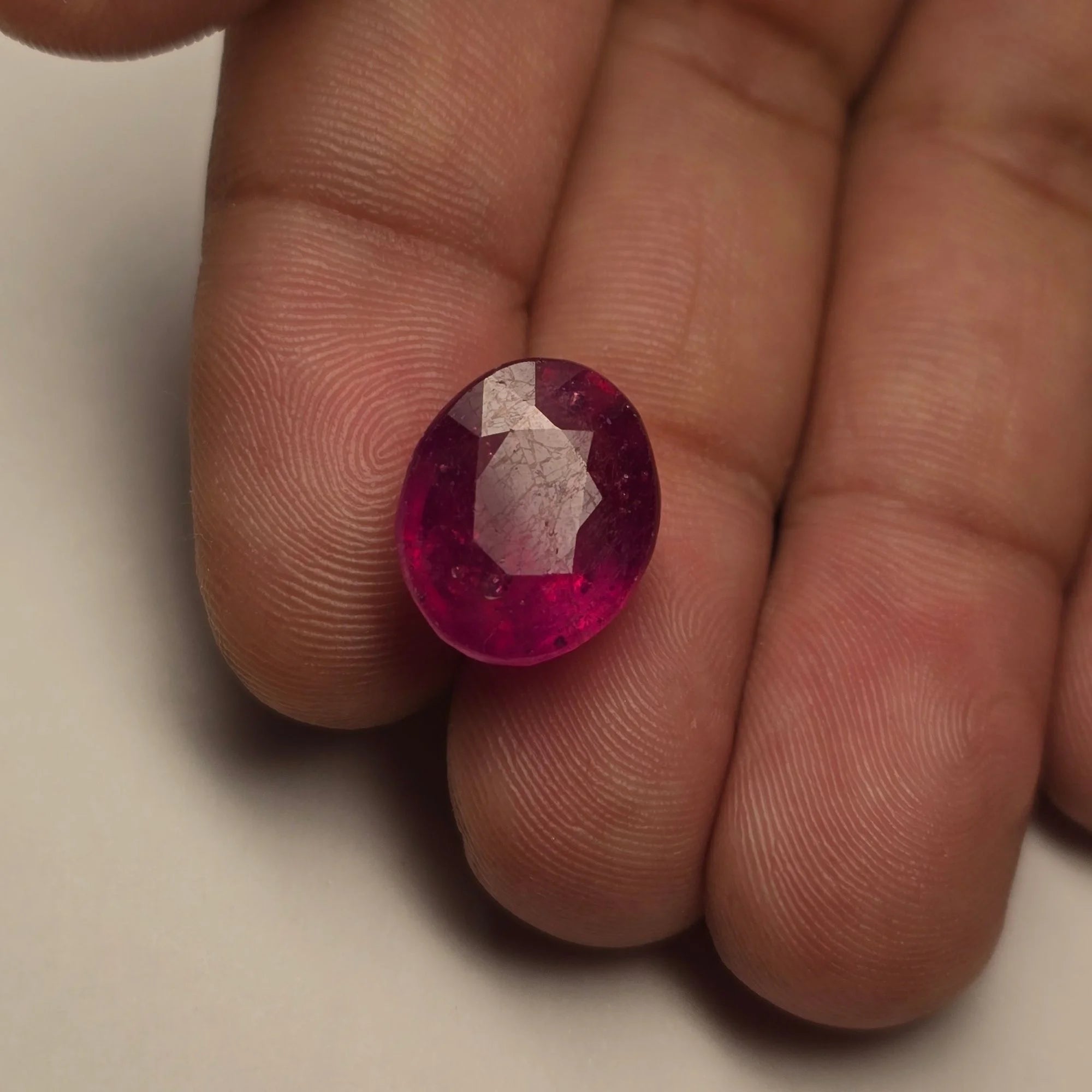 Natural Ruby (Manak) 10.80 Carats Certified Gemstone