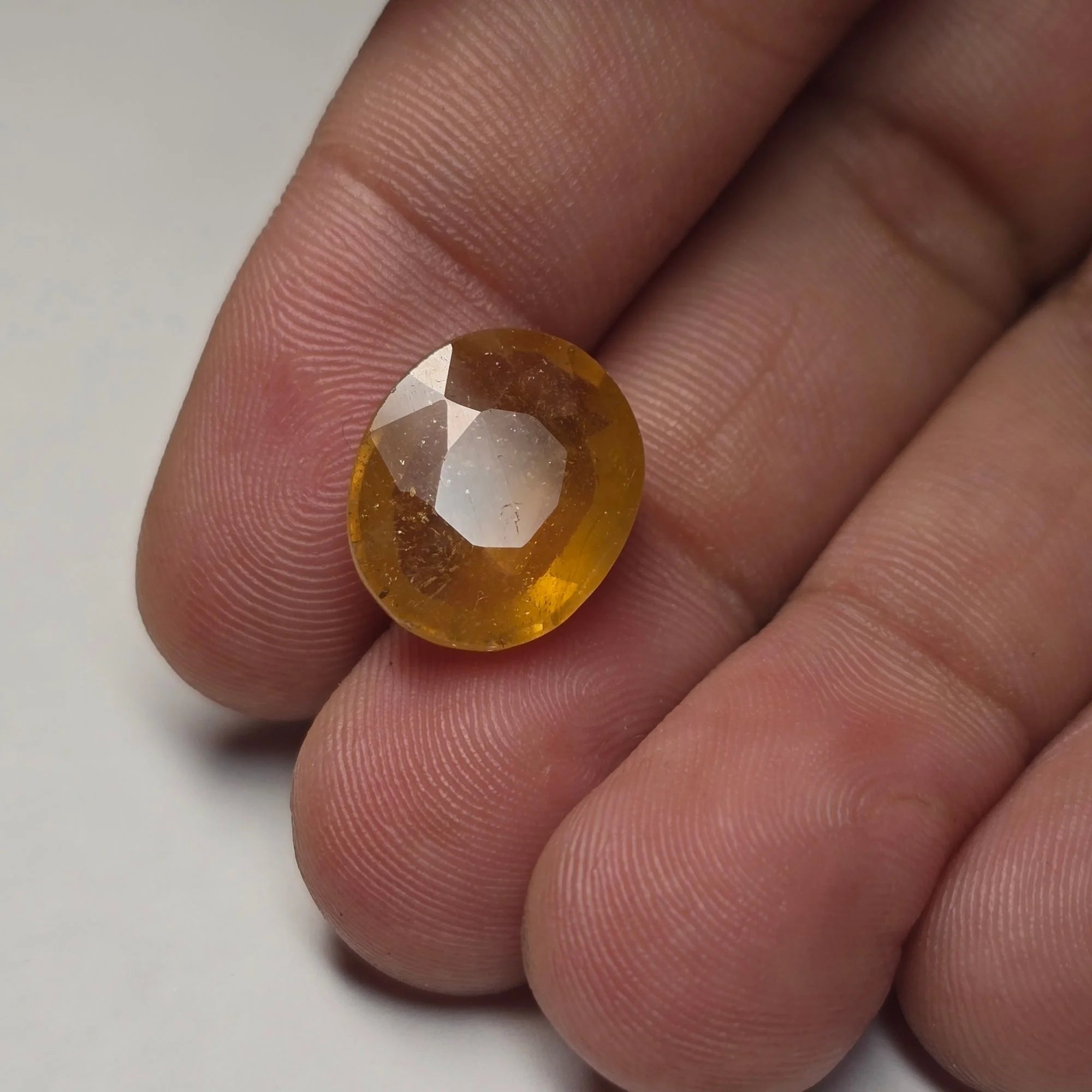 Bangkok Yellow Sapphire (Pukhraj) 9.00 Carats Certified