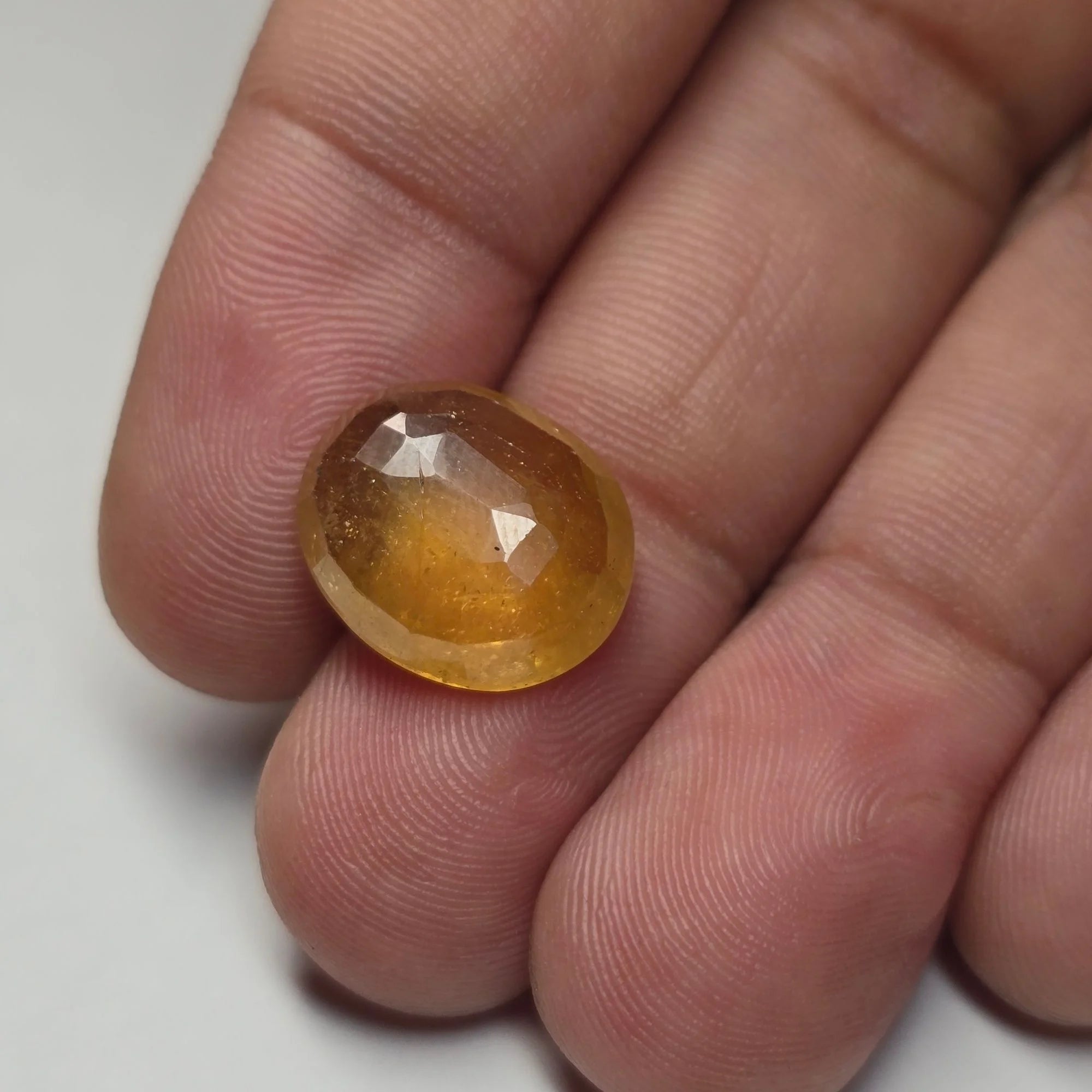 Bangkok Yellow Sapphire (Pukhraj) 9.00 Carats Certified