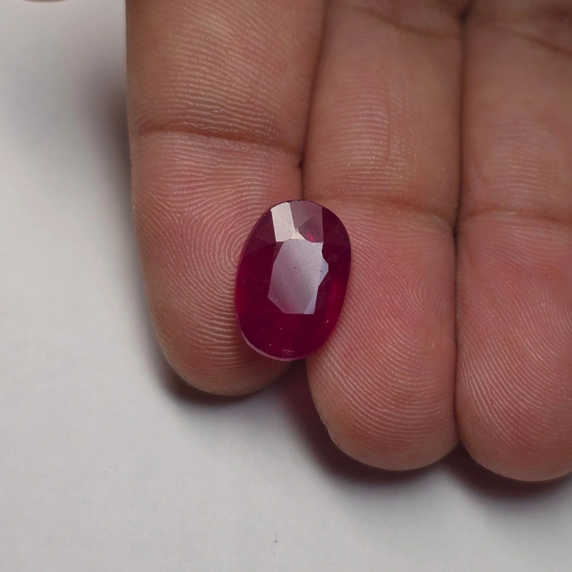 Natural Ruby (Manak) 5.09 Carat Certified Red Ruby