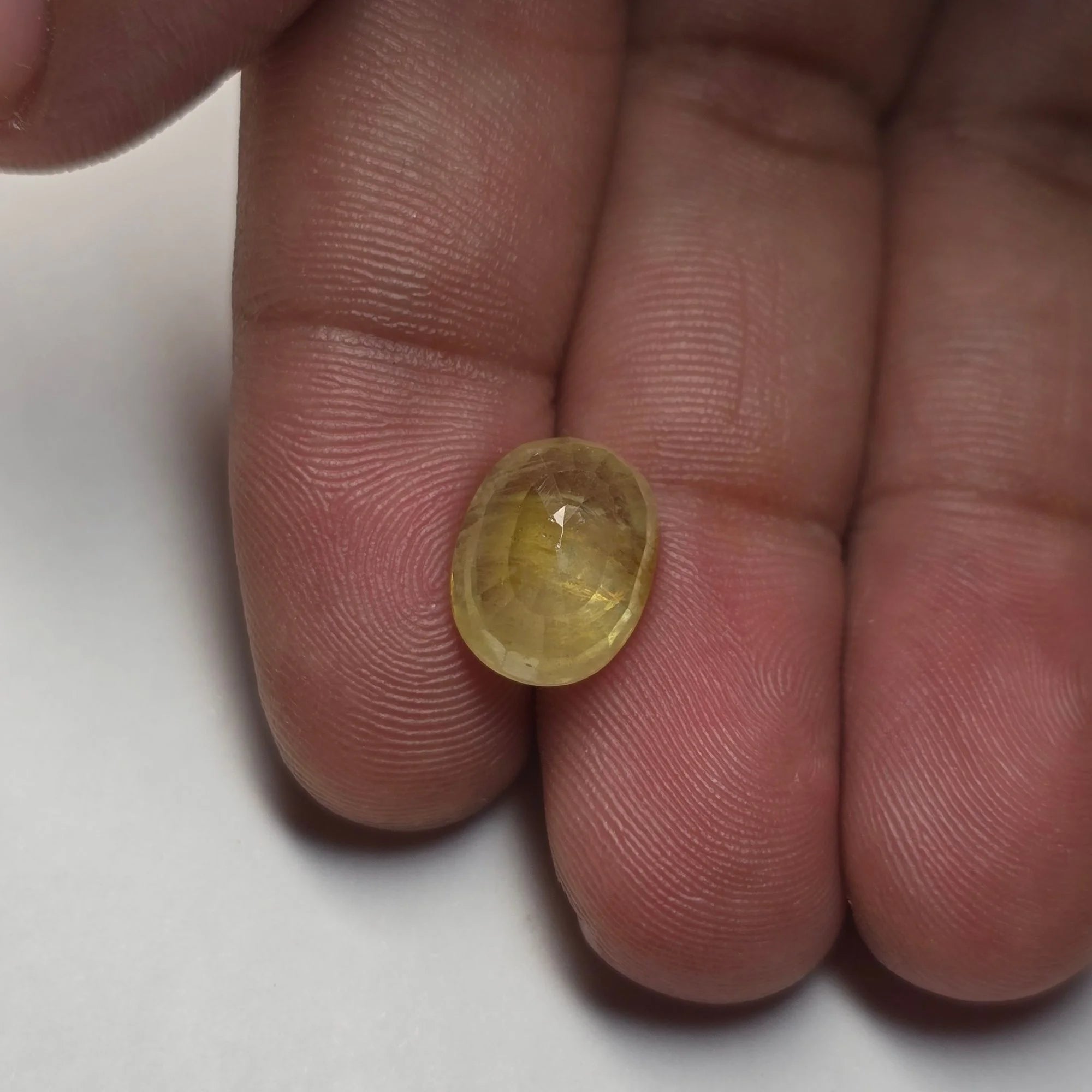 Bangkok Yellow Sapphire (Pukhraj) 6.28 Carats Certified