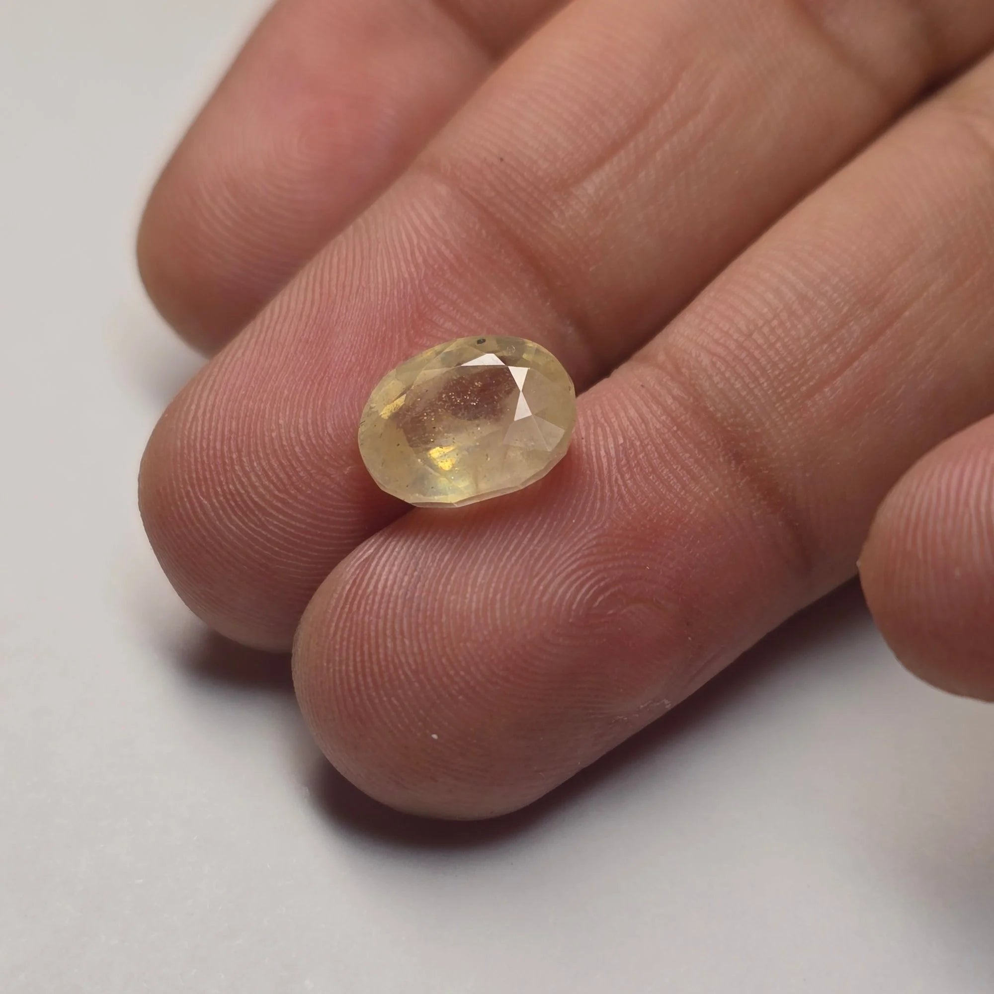 Yellow Sapphire (Pukhraj) Bangkok 4.35 Carat Certified