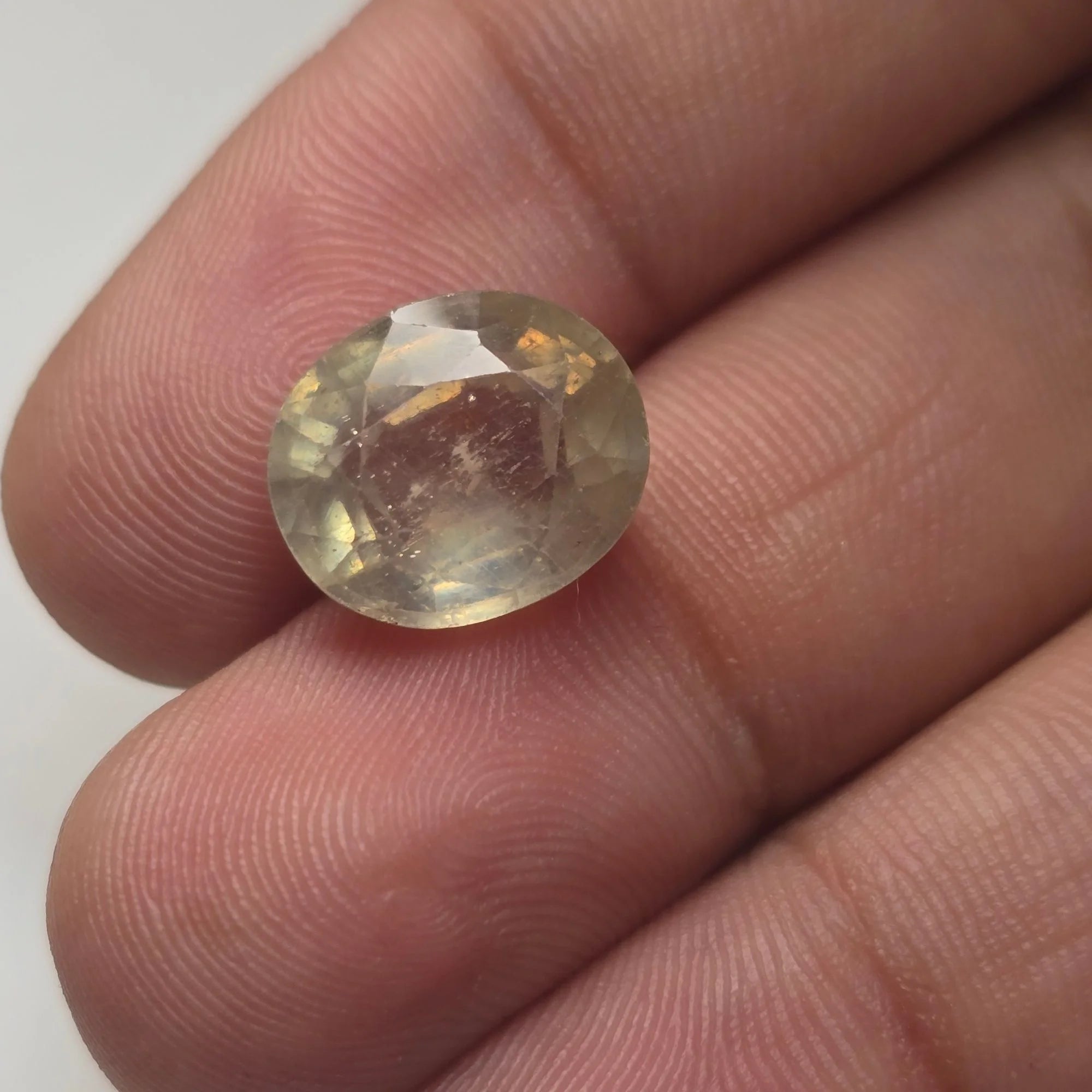 Bangkok Yellow Sapphire (Pukhraj) 6.82 Carats Certified