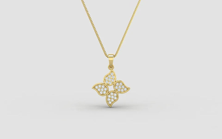 Diamond Cluster Diamond Pendant