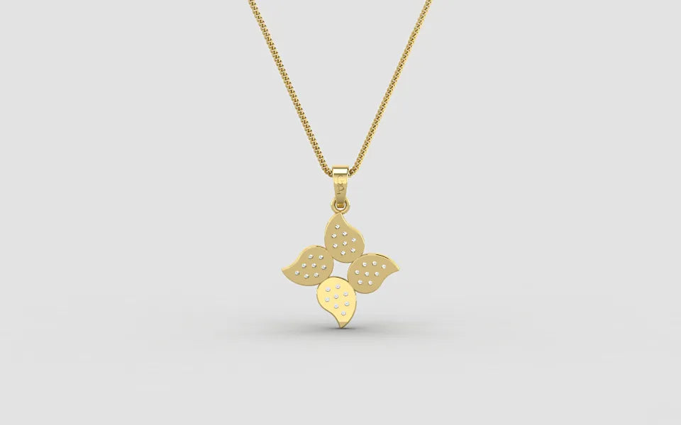 Diamond Cluster Diamond Pendant