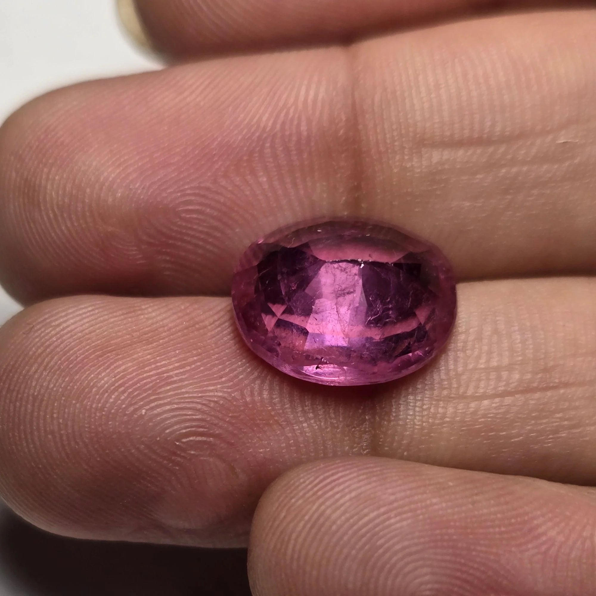 Lab Grown Ruby - Oval Faceted, 6.50 Carats