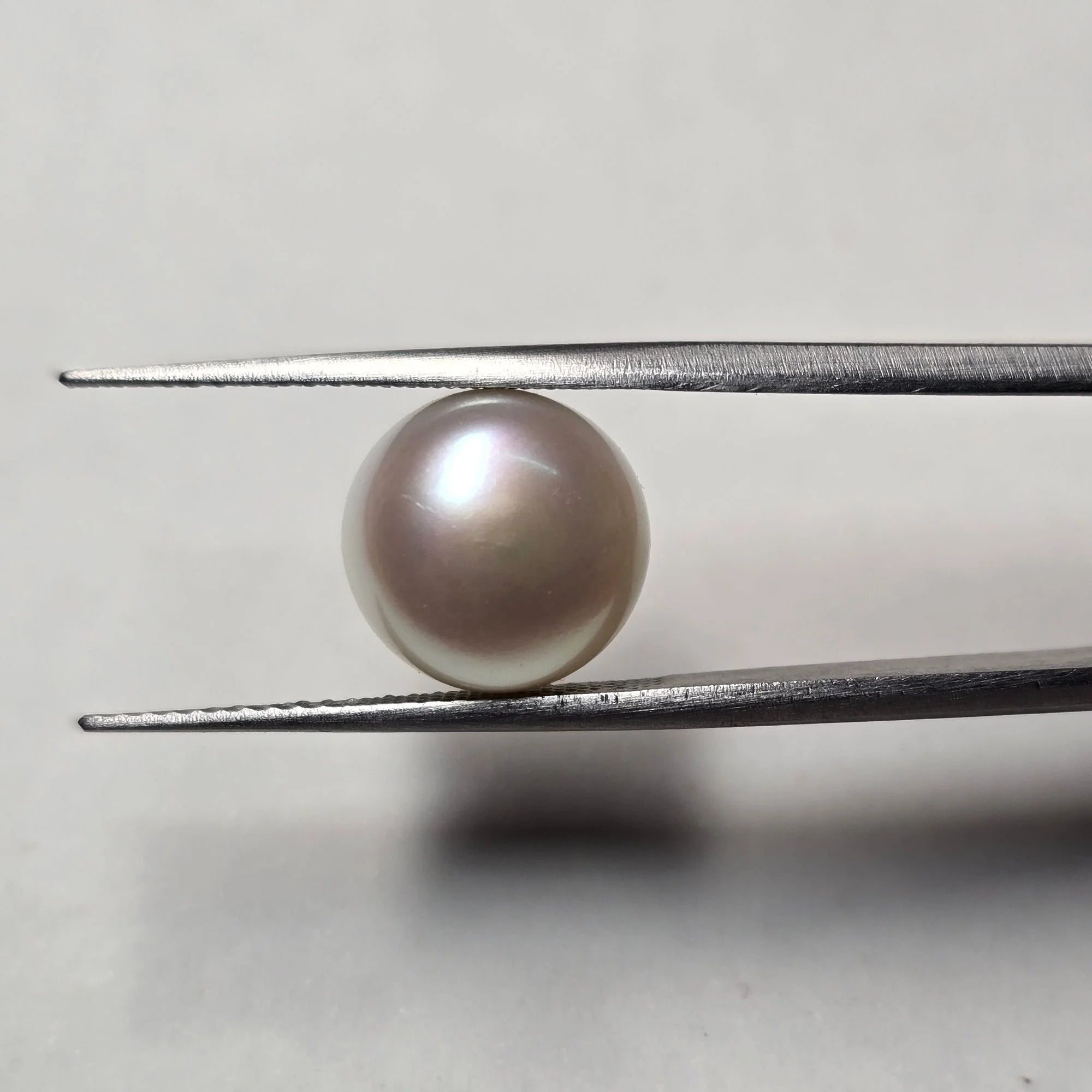 Natural Pearl Moti 7.20 Carat White Round Cabochon