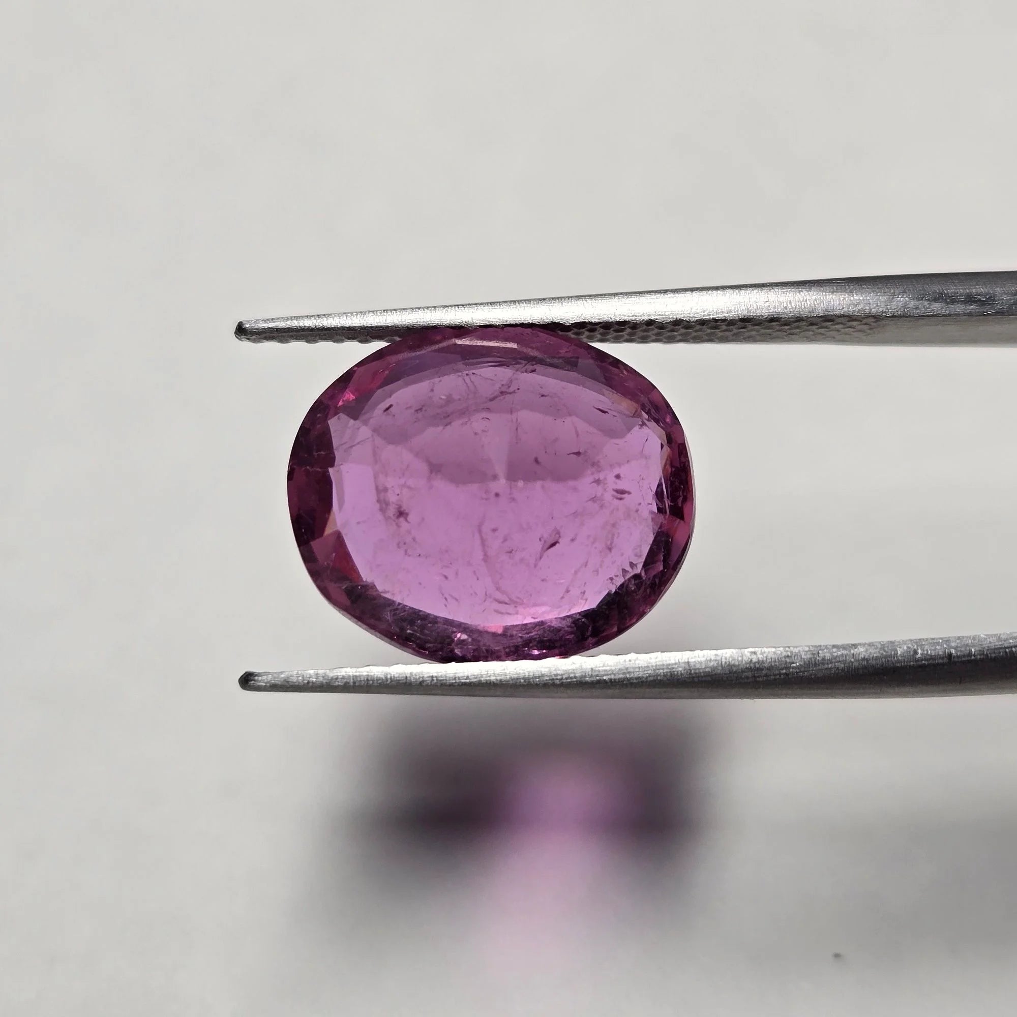 Lab Grown Ruby - Oval Faceted, 6.50 Carats
