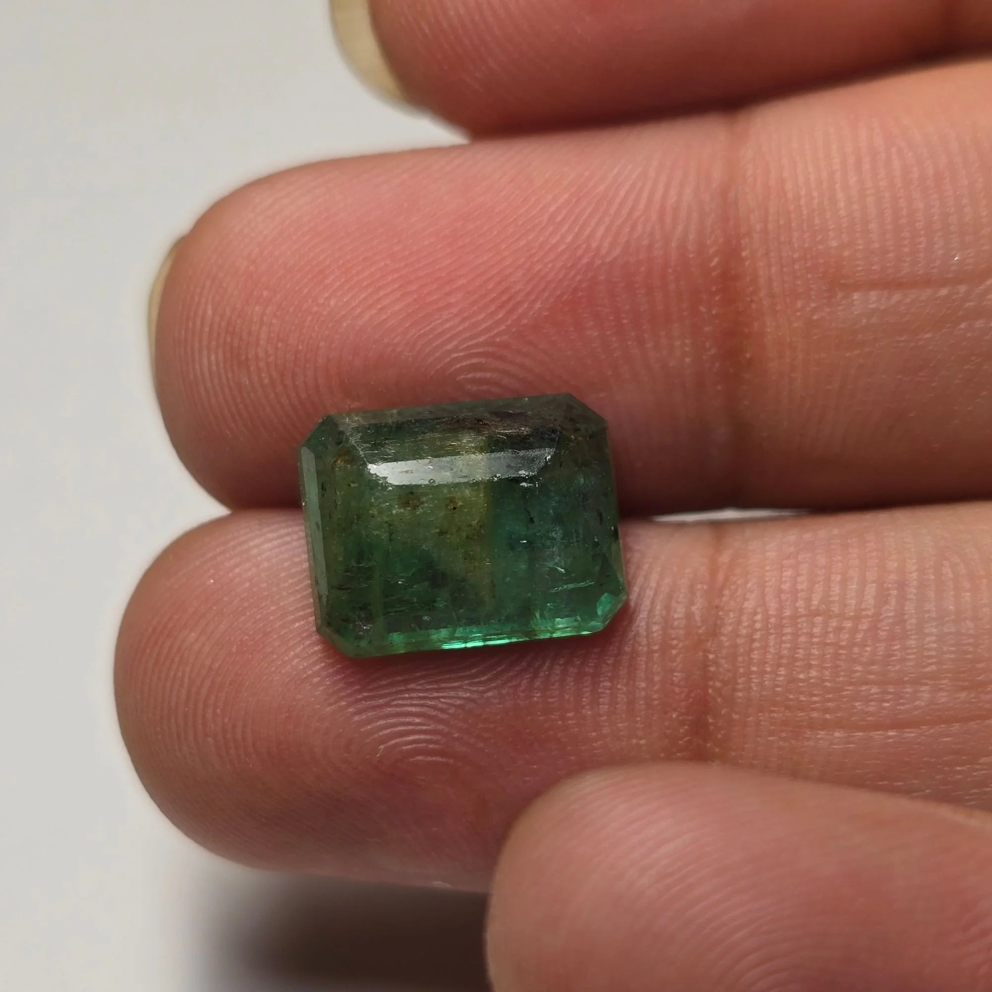 Natural Emerald (Panna) 4.51 Carat Zambia Certified Gemstone